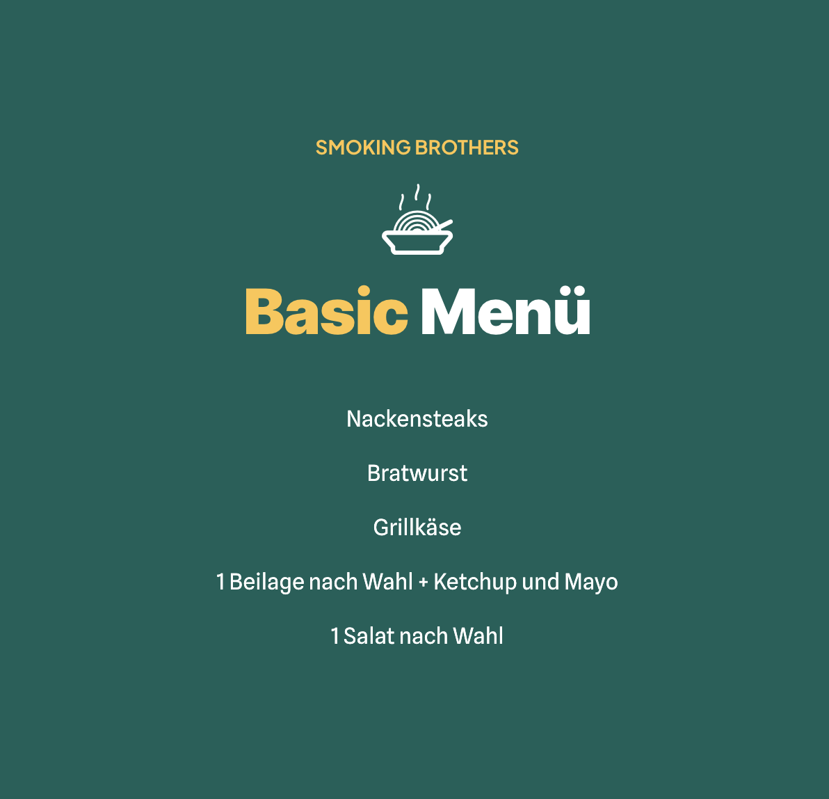 Basic Menü